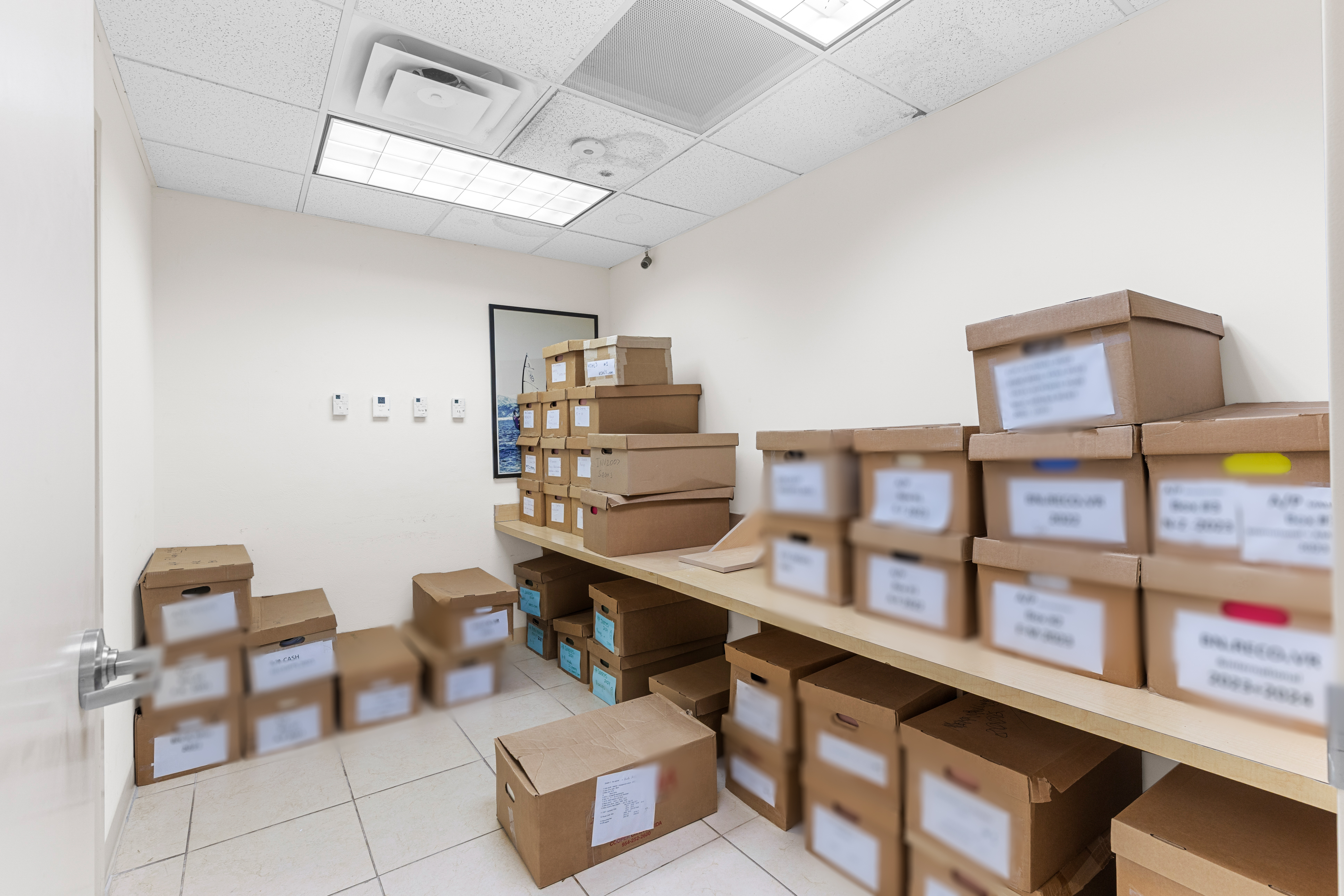 Records storage room