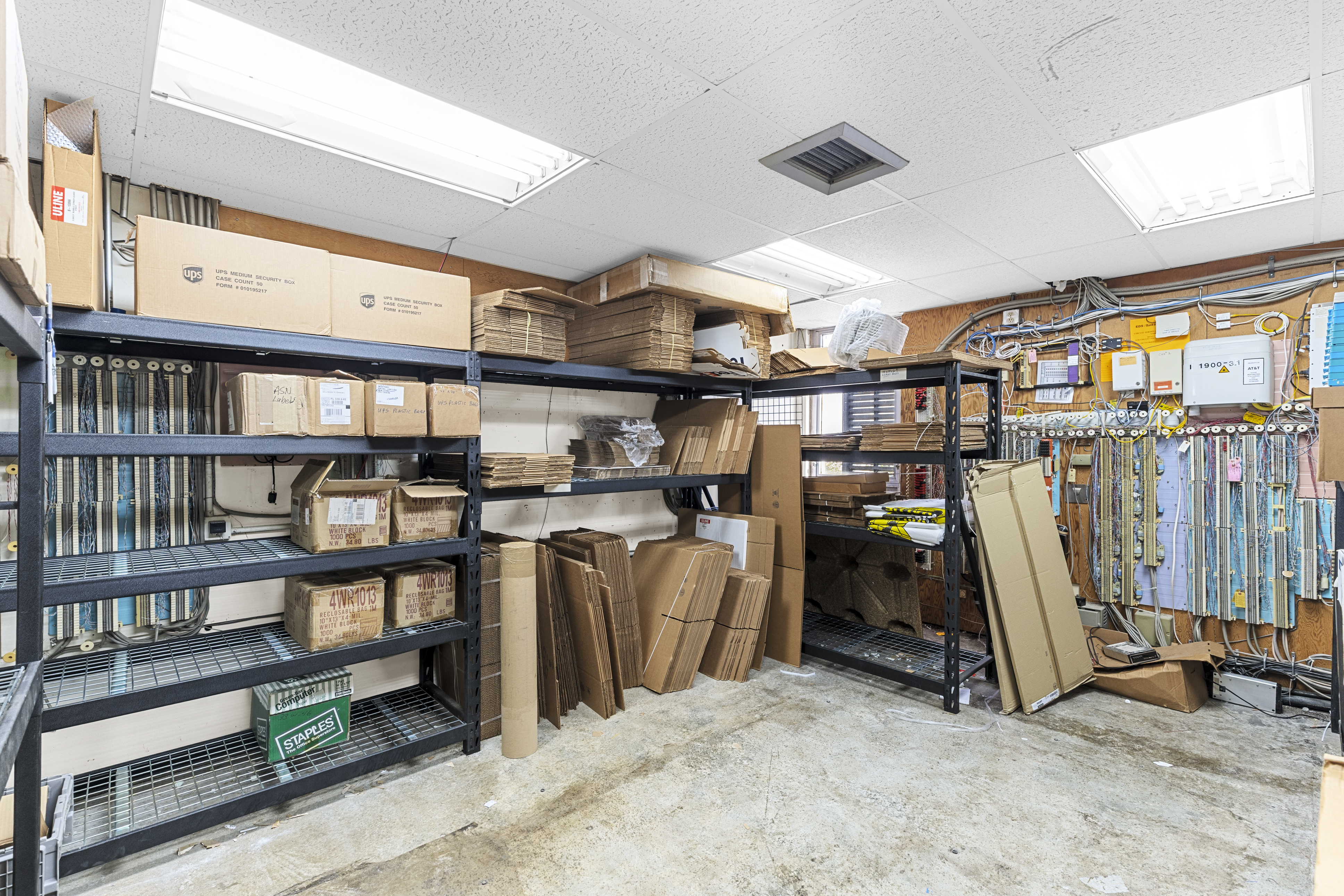 Storage and utility room