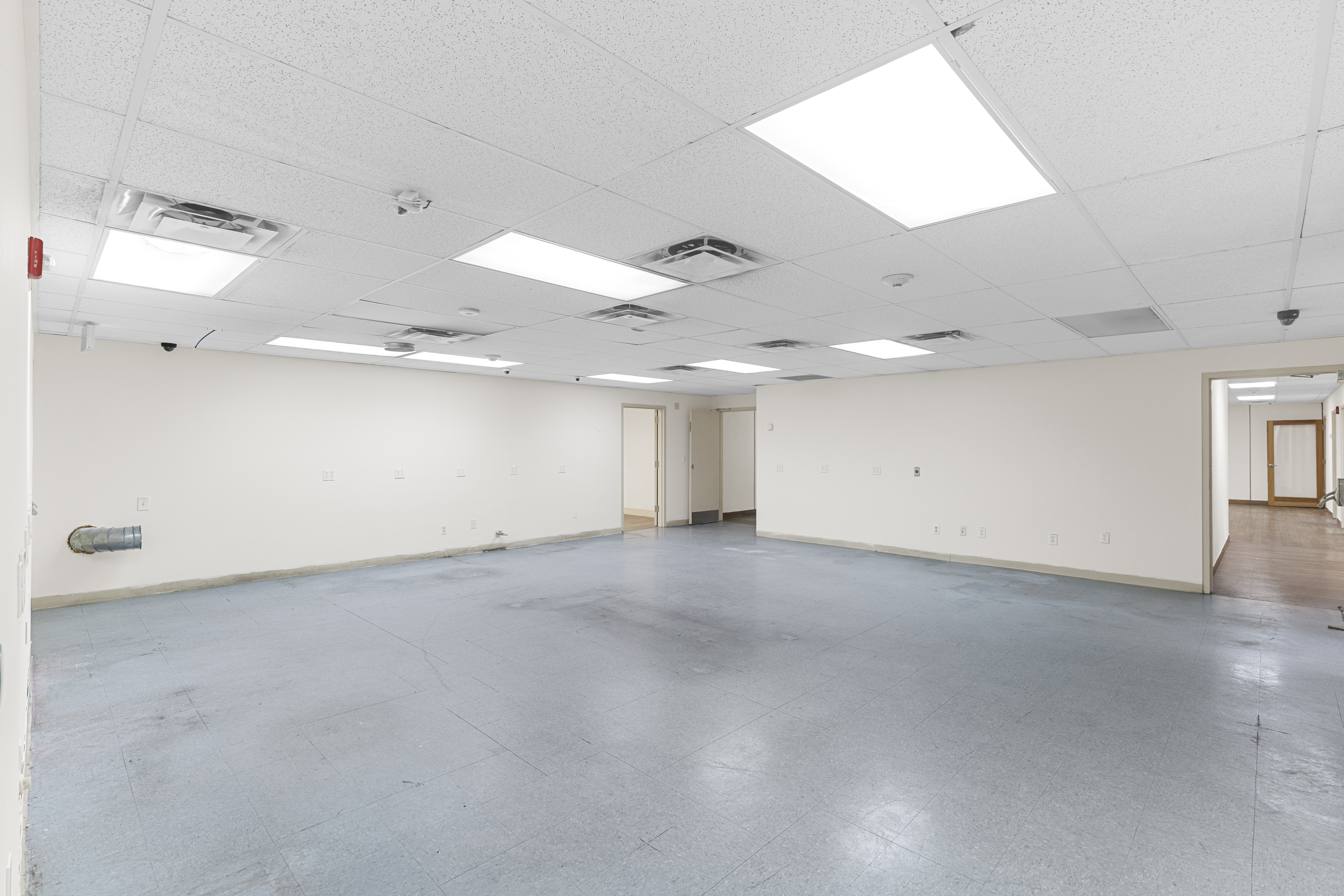 Large open workspace