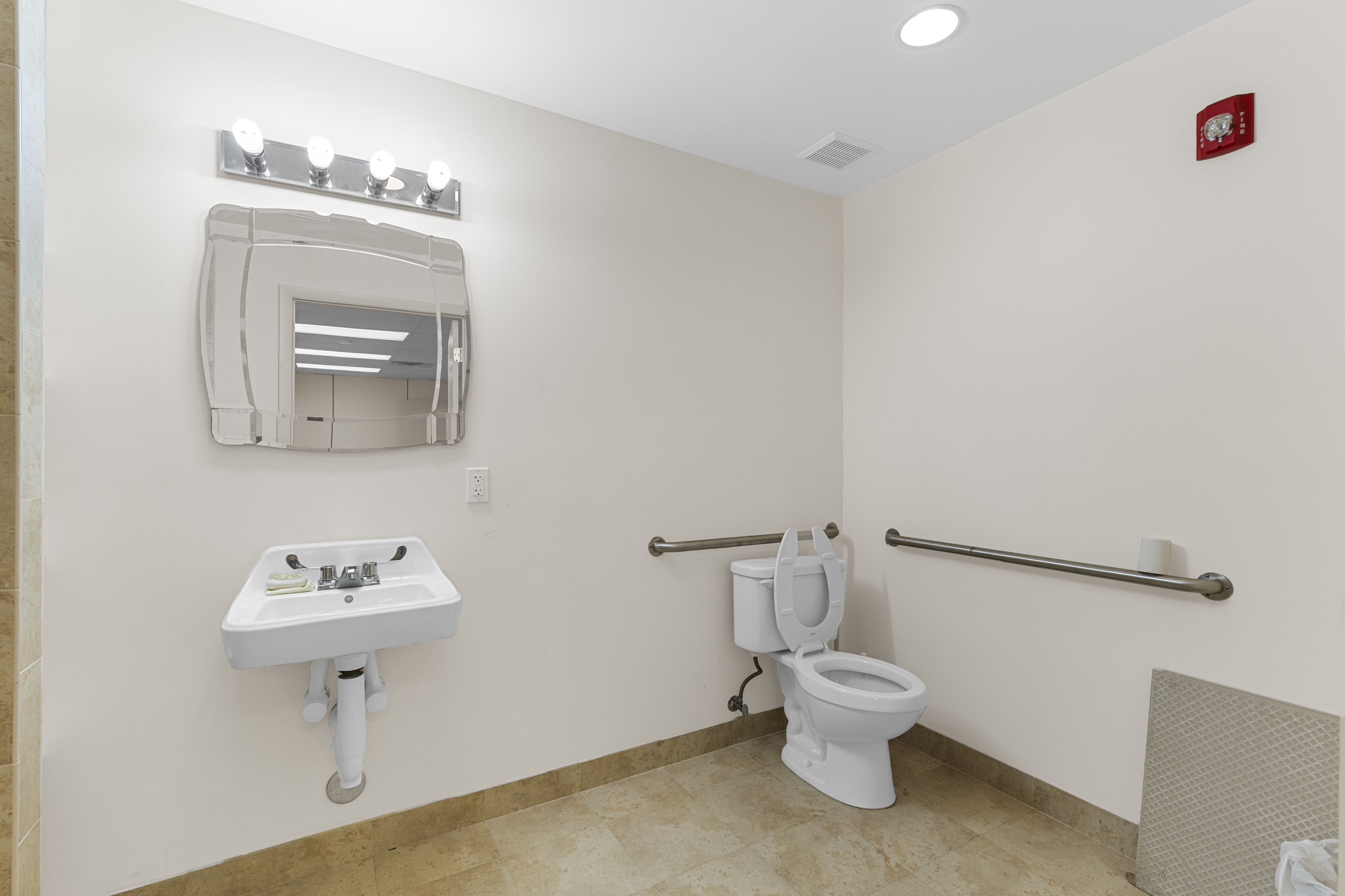 ADA-compliant restroom